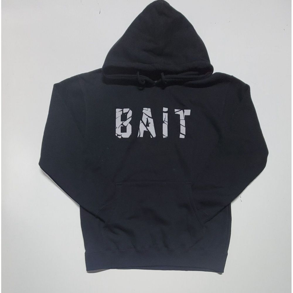 Bait X Marvel Men's Large Black Hulk Hoodie Collab Street‎ Wear Hype